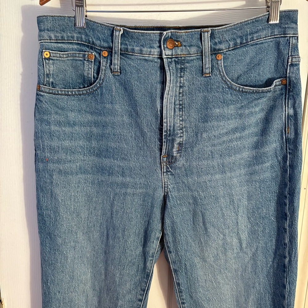 Madewell Women's High Rise Jeans - Classic Blue - Picture 5 of 13